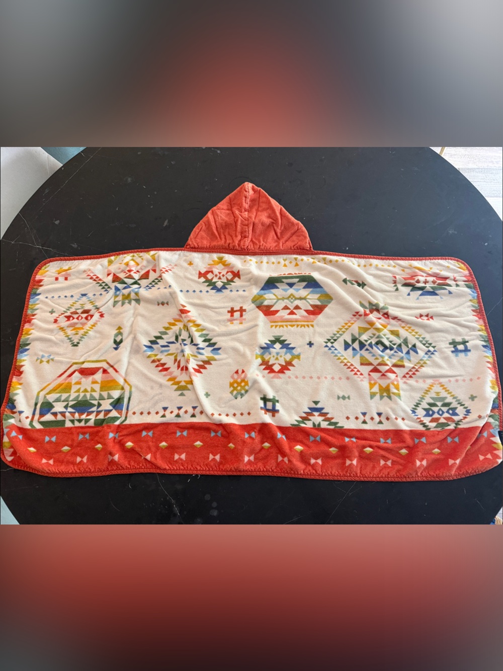 Pendleton Multicolor Wild Blooms Hooded Baby Towel